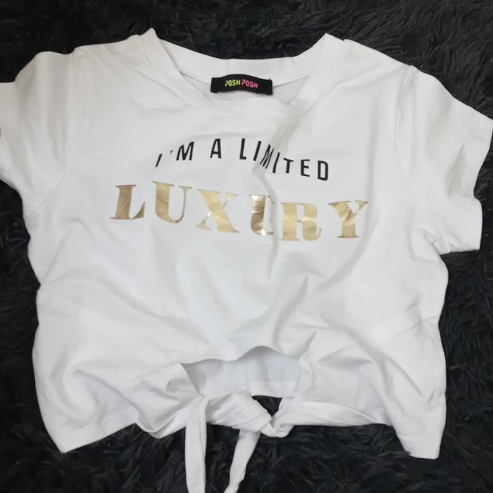 Cute Crop Top Tee - Picture 2 of 3
